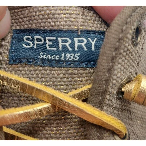 Sperry Top-Sider Women’s SeaCoast Canteen Casual Shoes Size 8 Sparkle - Picture 5 of 7